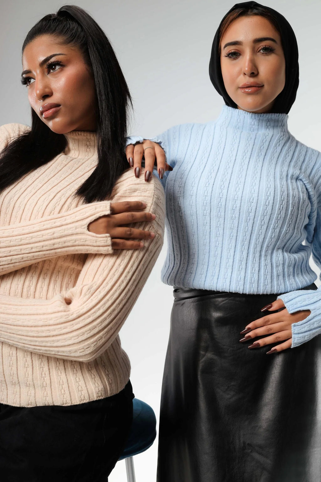 Whisper Knit – Mock Neck