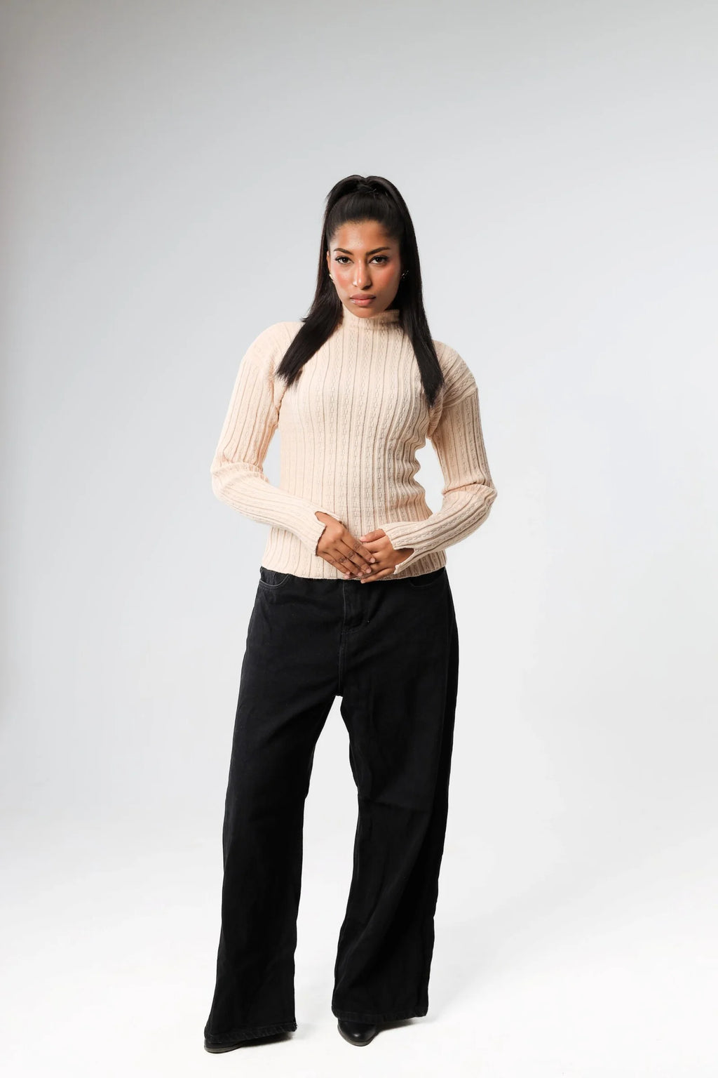 Whisper Knit – Mock Neck