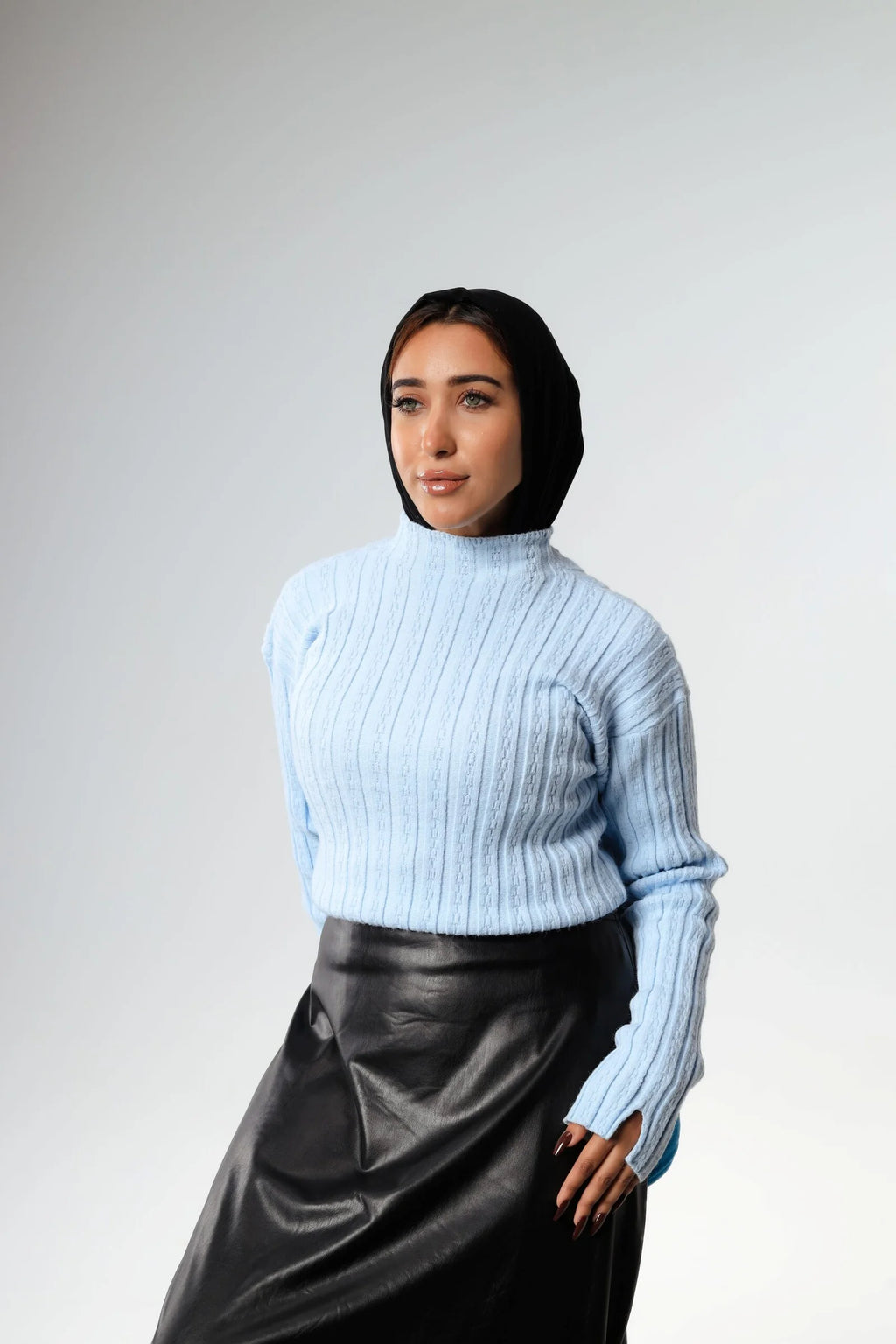 Whisper Knit – Mock Neck