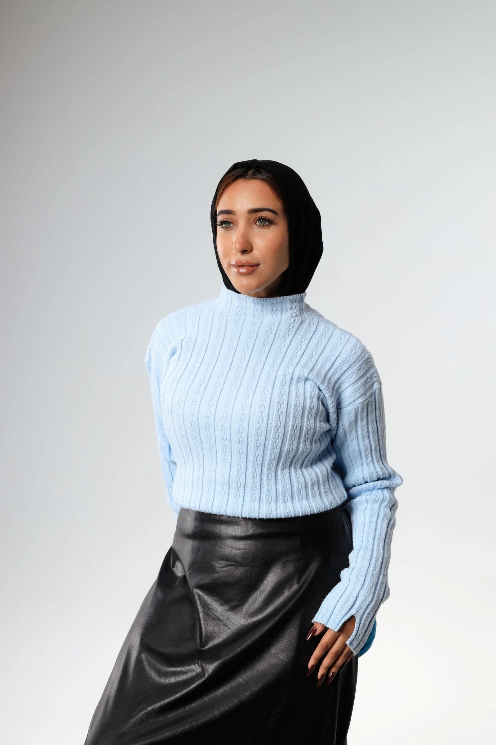 Whisper Knit – Mock Neck